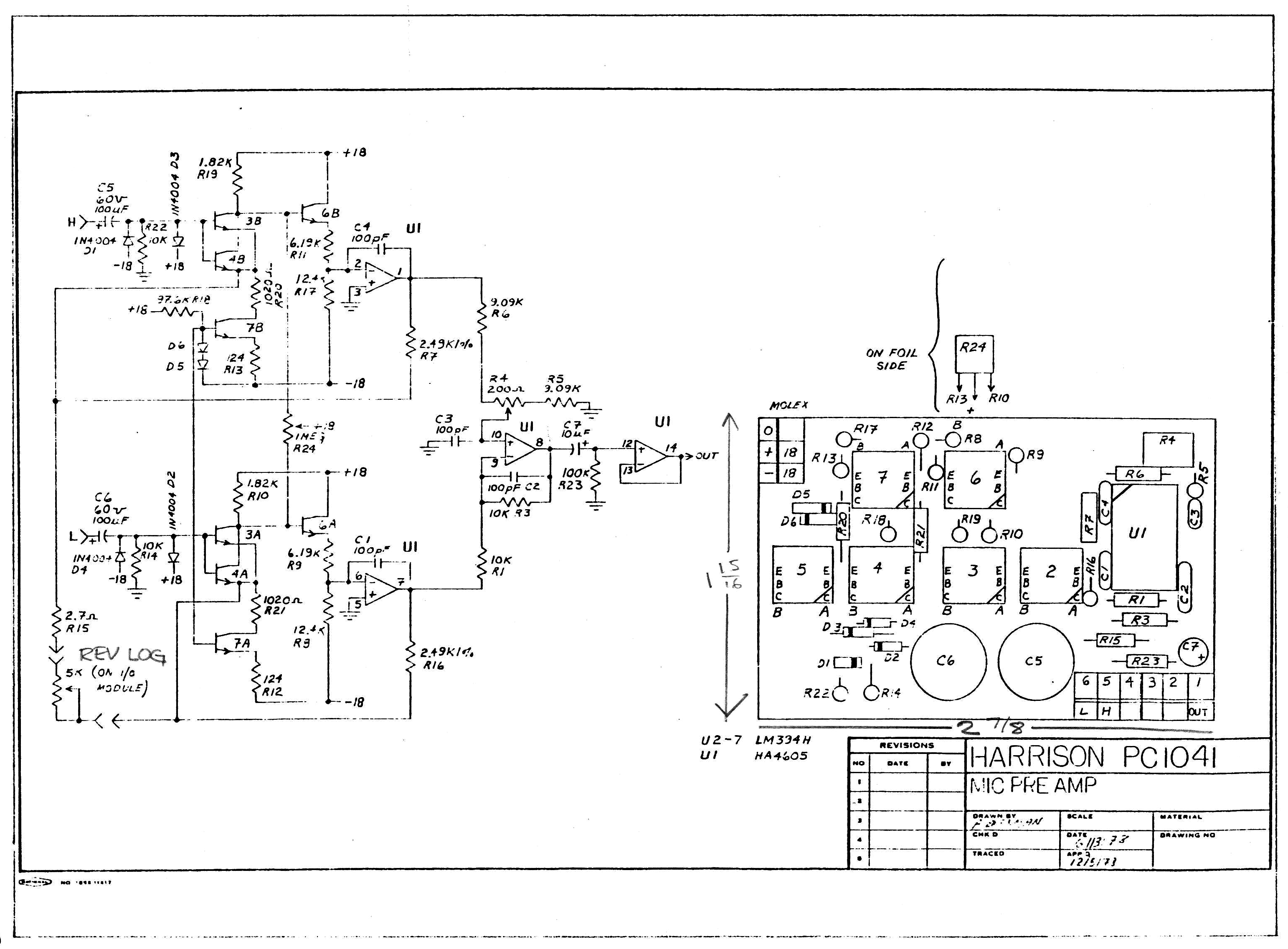 Mic Preamp Schematic